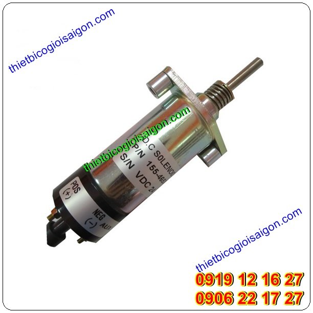 Tắt máy Caterpillar, Stop Solenoid Caterpillar 155-4653,1554653, 3204, 3304, 3304B, 3306, 3306B, 3406B, 3406C E330 330B 330C