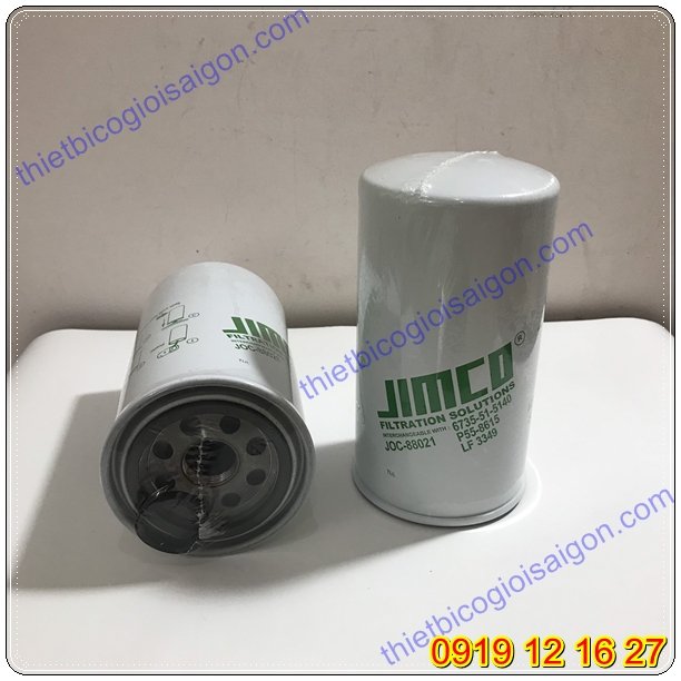 Lọc Nhớt JIMCO JOC88021, JOC-88021, JOC 88021,  LF3349, P558615, 15155622, 6735 51 5140, 3I1376, 47100093, 212396, 9576P558615, DNP558615, 3908615