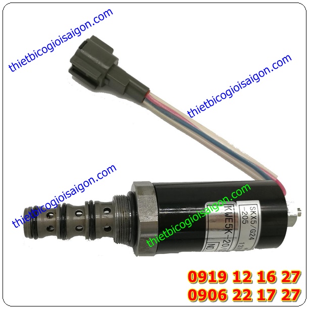 Van Bơm Thủy Lực, Hydraulic Pump Solenoid Valve Kobelco SK200-2