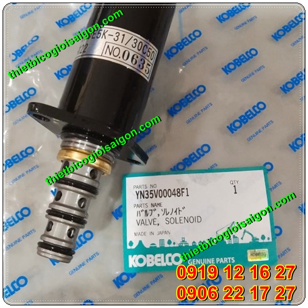 Van Điện Thủy Lực Kobelco, Van Khóa Kobelco, Solenoid Valve  Kobelco